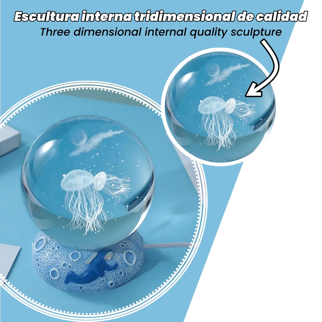 Esfera de cristal marina