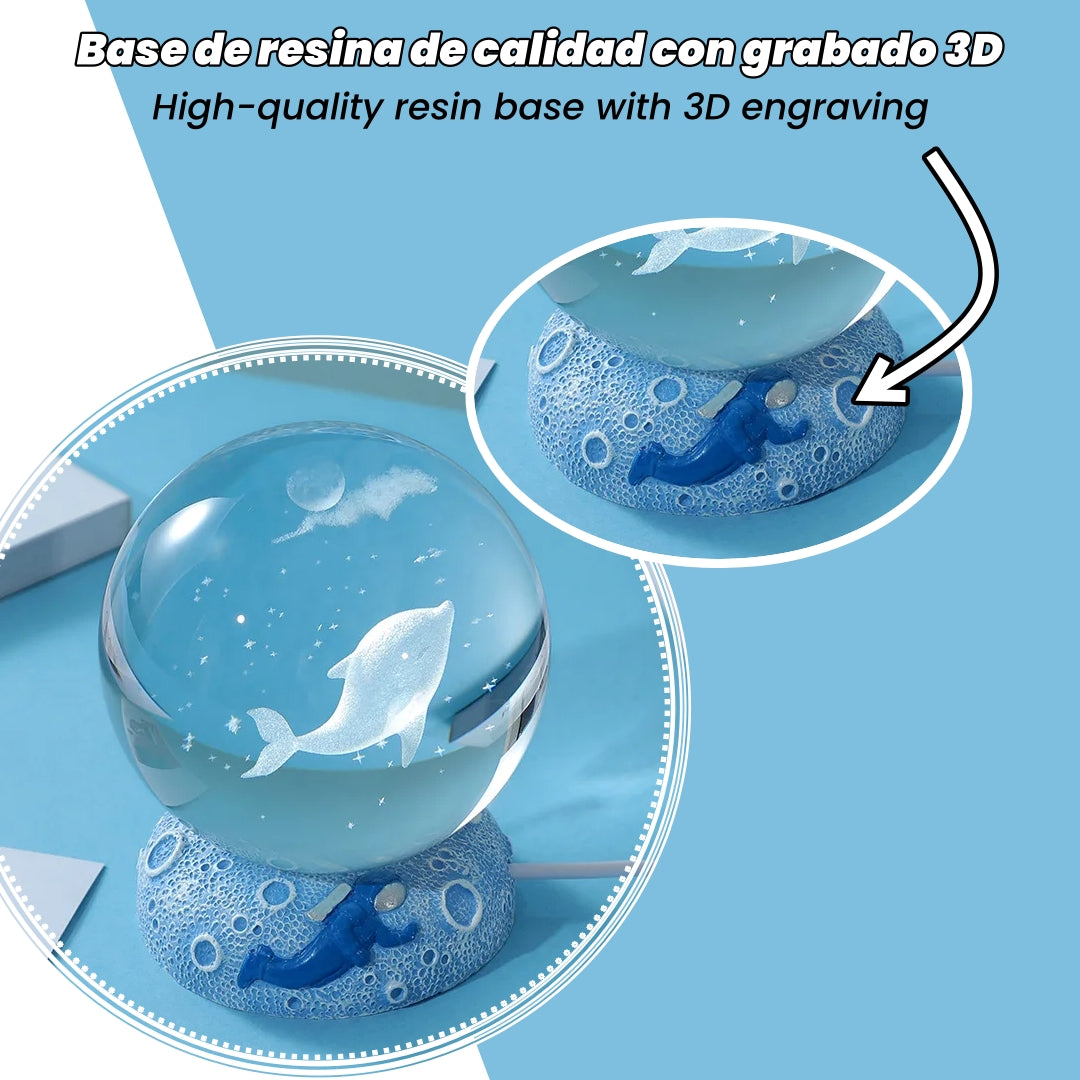Esfera de cristal marina