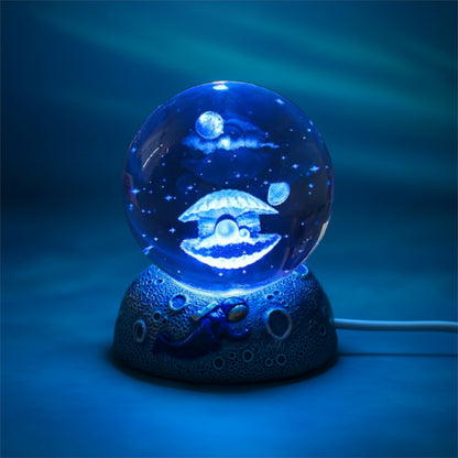 Esfera de cristal marina