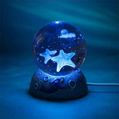Esfera de cristal marina